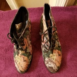 Diba Tapestry Ankle Boots
